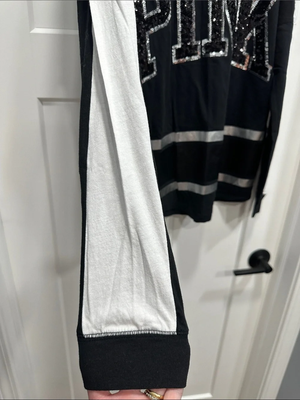 VS PINK Black Bling Top - XS - Picture 5 of 6